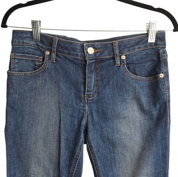 Lacoste Mid Rise Skinny Dark Denim Jeans Sz 27 - Picture 4 of 16